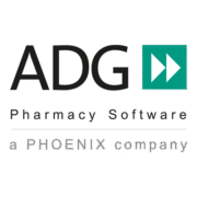Logo der ADG Apotheken-Dienstleistungsgesellschaft, Hersteller von Apotheken-Softwarelösungen.