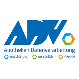 ADV Logo, Anbieter unabhängiger und persönlicher Apotheken-Datenverarbeitungslösungen.