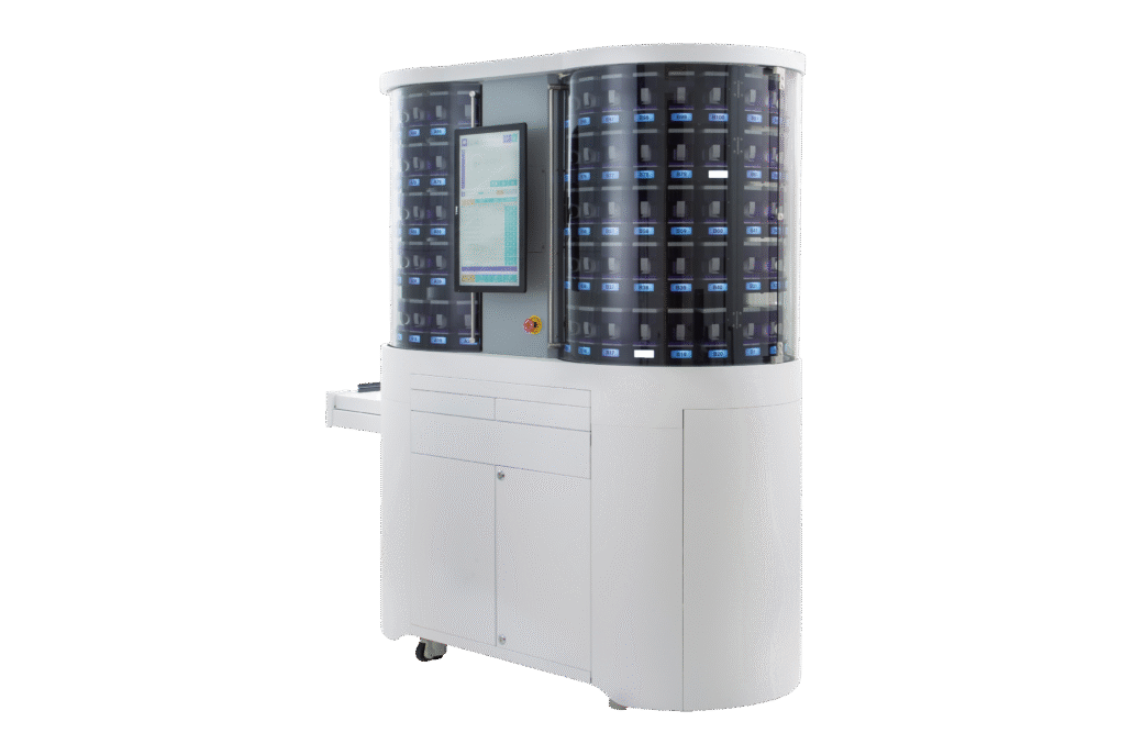 Medi-Blist VBM 200 Premium - Automatisierte Verblisterung Medi-Blist VBM 200 Premium Automat zur automatisierten Verblisterung für Apotheken.