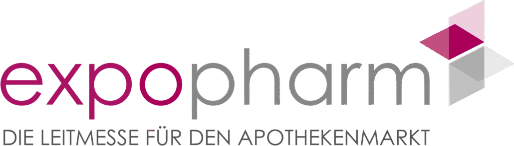 Logo der expopharm, die Leitmesse für den Apothekenmarkt